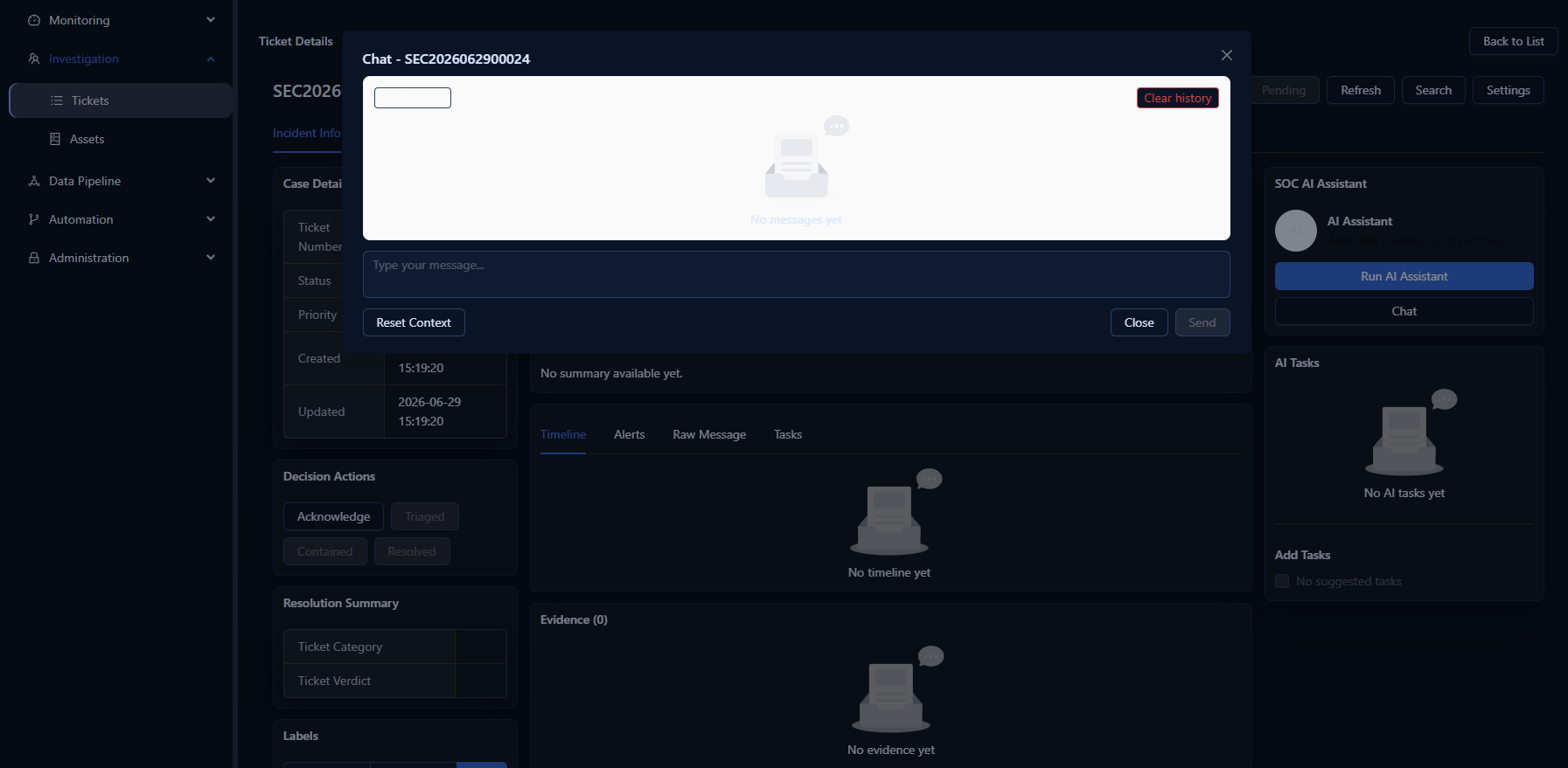 AI Chat Panel